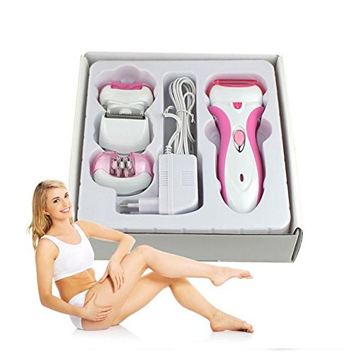 Face Epilator by Vibola 4-in-1 Rechargeable Electric Epilator & Hair Clipper Exfoliates Dead Skin - Thumbnail 6