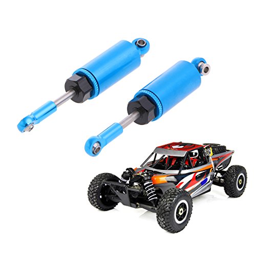 Hacloser 2pcs Upgrade Metal Parts Front Shock Absorber For FY-01/02/03/04/05 WLtoys 12428