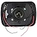 Set of 2Pcs 7X6 Inch Glass Lens Bult-In LED Black Housing Projector Headlight Lamps