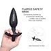 Vibrating Anal Butt Plug Anal Trainer Kit Male Prostate Massagers Anus Play Fetish Stimulation Pleasure Adult Sex Toy Things for Women Men Couples buttplug Fantasy Restraints Bondage