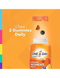 One A Day VitaCraves Multivitamin Gummies, Suplemento con Vitaminas A, C, E, B6, B12, Calcio y...