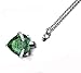 PREKIAR Heart Cremation Urn Necklace for Ashes Urn Jewelry Memorial Pendant with Fill Kit and Gift Box - Always on My Mind Forever in My Heart (Green)