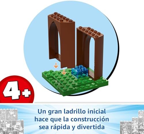 Marvel Spidey y Gobby: Batalla de Raptores en la Base de la Casa del Árbol, Dinosaurios de Juguete, Minifigura Spider Fantasma, Regalo para Niños y Niñas de 4 + Años Spidey y su Superequipo 11200