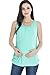 Smallshow Women's Maternity Nursing Tank Top Sleeveless Comfy Breastfeeding Clothes (L) Green