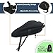 Temple Tape Elite Gel Bike Seat Cushion - Extra Soft Bicycle Saddle Cover for Spin, Exercise Stationary Bikes and Outdoor Biking - Premium Accessories for Comfort While Cycling