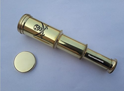 6 Solid Brass Handheld Telescope New - Nautical Pirate Spy Glass