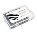 Eventronic 300Pcs Heat Shrink Tubing Kit 3:1, Dual Wall Adhesive Heat Shrink Tubes, for Charging Cable Headphone Cable Data Cable Wire Repair (Black, White) (Updated Version)