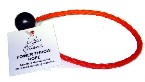 14" Power Throw Rope | Orange | PTR100 NEW Dokken Dead Fowl Trainer