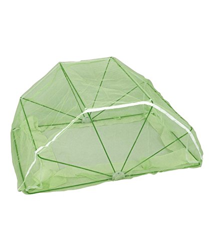 ANS Mosquito Net Double Bed 5X6 Ft Green Plain