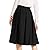 iYYVV Women High Waisted Pencil Flared Pleated Midi Below Knee Skirt with Pocket