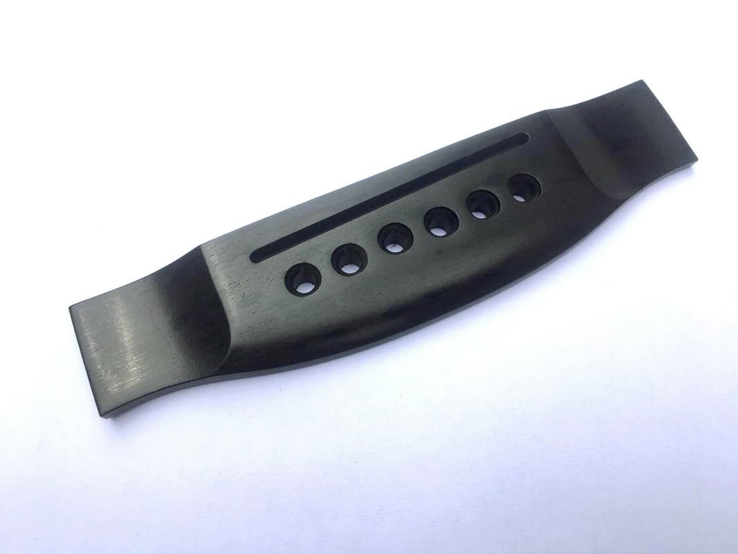 MUSICAL STRING Guitar Bridge Ebony Wood Martin Acoustic Style 6 String Best Quality Standard Black