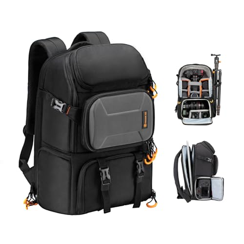 TARION Kamerarucksack, Wasserdicht Fotorucksack Spiegelreflex DSLR Rucksack Kameratasche für Spiegelreflexkameras Digital (PBL)
