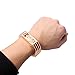 Koroao Replacement Metal Wristband Band Bracelet Bangle for Fitbit Flex (rose golden)