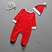 Baby Clothes Outfits Boy Girl Kids Romper Hat Cap Set Christmas Gift