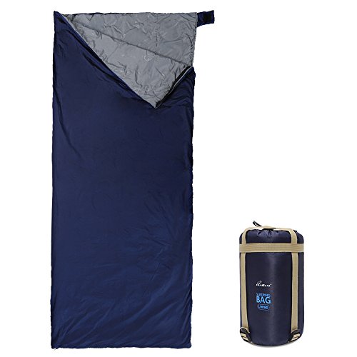 HAITRAL Sleeping Bag, Portable Sleeping Bags with Compression Sack, Lightweight and Waterproof Sleep Bag for Outdoor Camping, Hiking, Backpacking (74″ x 30″)