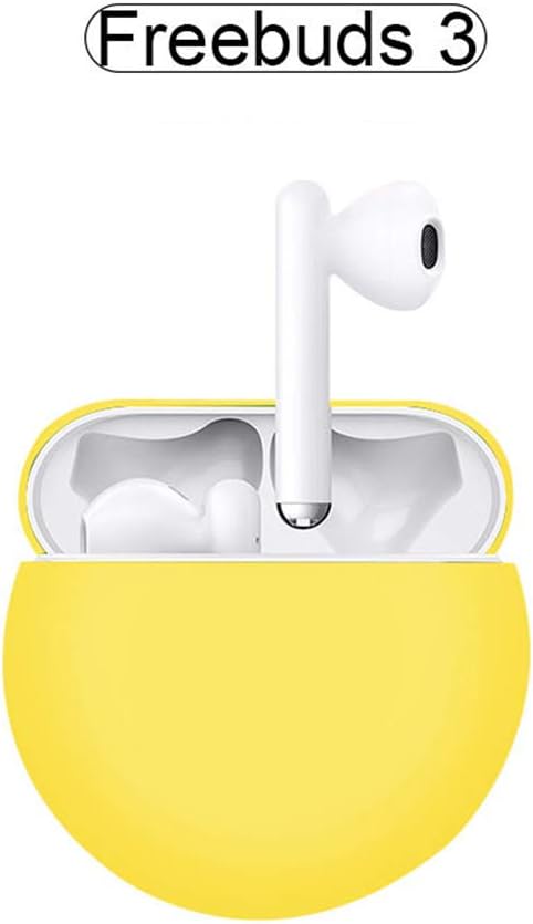 TaiRi Bluetooth Headset Silicone Case, Waterproof Dustproof Bluetooth Silicone Protective Case, Without Hook Shockproof For Huawei Freebuds 3