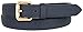 Skinny Women's Snakeskin Embossed Leather Casual Dress Fashion Belt (Navy, Medium)