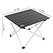 MSSOHKAN Ultralight Camping Portable Aluminum Folding Table,Mini Car Table with Collapsible Table Top,Camping Table with Carry Bag for Picnic,BBQ,Dining.