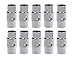 BCP 10sets Leather Cord End Cap/ Magnetic Clasp with Locking Mechanism (Fit 6mm Cord)