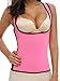 LAZAWG Womens Slimming Sweat Vest Hot Neoprene Shirt Body Shapers for Weight Loss Pink X-Large