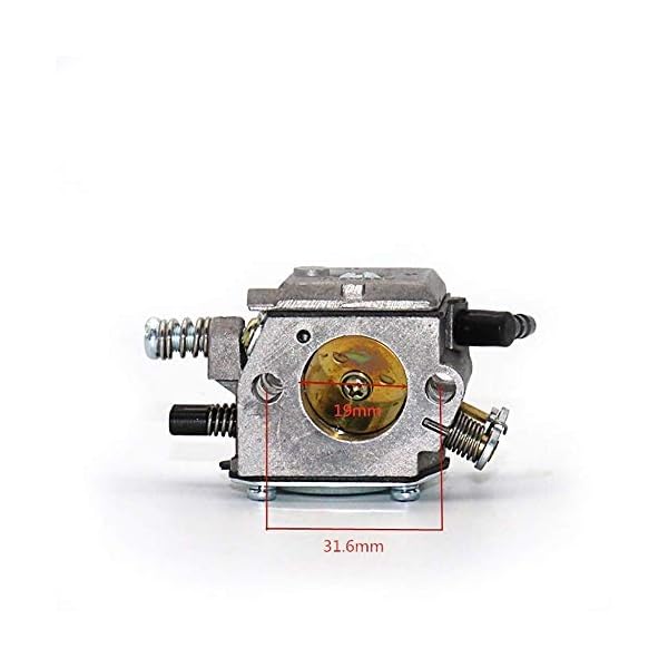 YAJIWU Vergaser Höhen Kaliber Vergaser kompatibel für G620pu G561 G651 G662 Topsun 6200 6500 62cc 58cc Kettensäge… – Bild 4