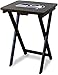 Imperial Officially Licensed NFL Merchandise: Foldable Wood TV Tray Table Set with Stand