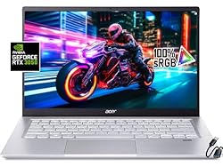 Acer Swift X 14" FHD 100% sRGB Slim Laptop, AMD