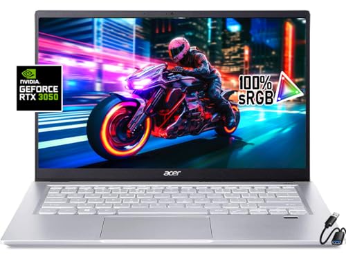 Acer Swift X 14" FHD 100% sRGB Slim Laptop, AMD