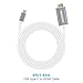 KAUPOONK USB C to HDMI Cable, USB C to HDMI Adapter Compatible with Samsung Galaxy S8 S9 S10 S20 Note9 MacBook iMac Chromebook Media with 4k@30Hz,Thunderbolt 3 Dual Displays Support