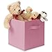 Casafield Set of 6 Collapsible Fabric Cube Storage Bins, Light Pink - 11