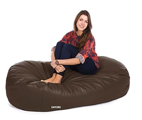 Dayorg 4 Feet Oval Shaped Sofa Couch Bean Bag Without Beans