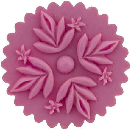 Xuways DIY 3D Flower Silicone Mold Fondant Cake Decorating Chocolate Sugarcraft Mould, Cakes, Soap Making Mold,Lovely & Fun for Kids (Pink)