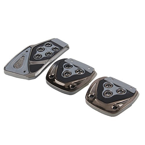 Possbay Universal Manual Car Brake Gas Clutch Racing Pedal Pads Cover Treadle