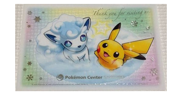 Amazon Com Banpresto Pokemon Center Sapporo Sapporo Limited Clear Card Toys Games