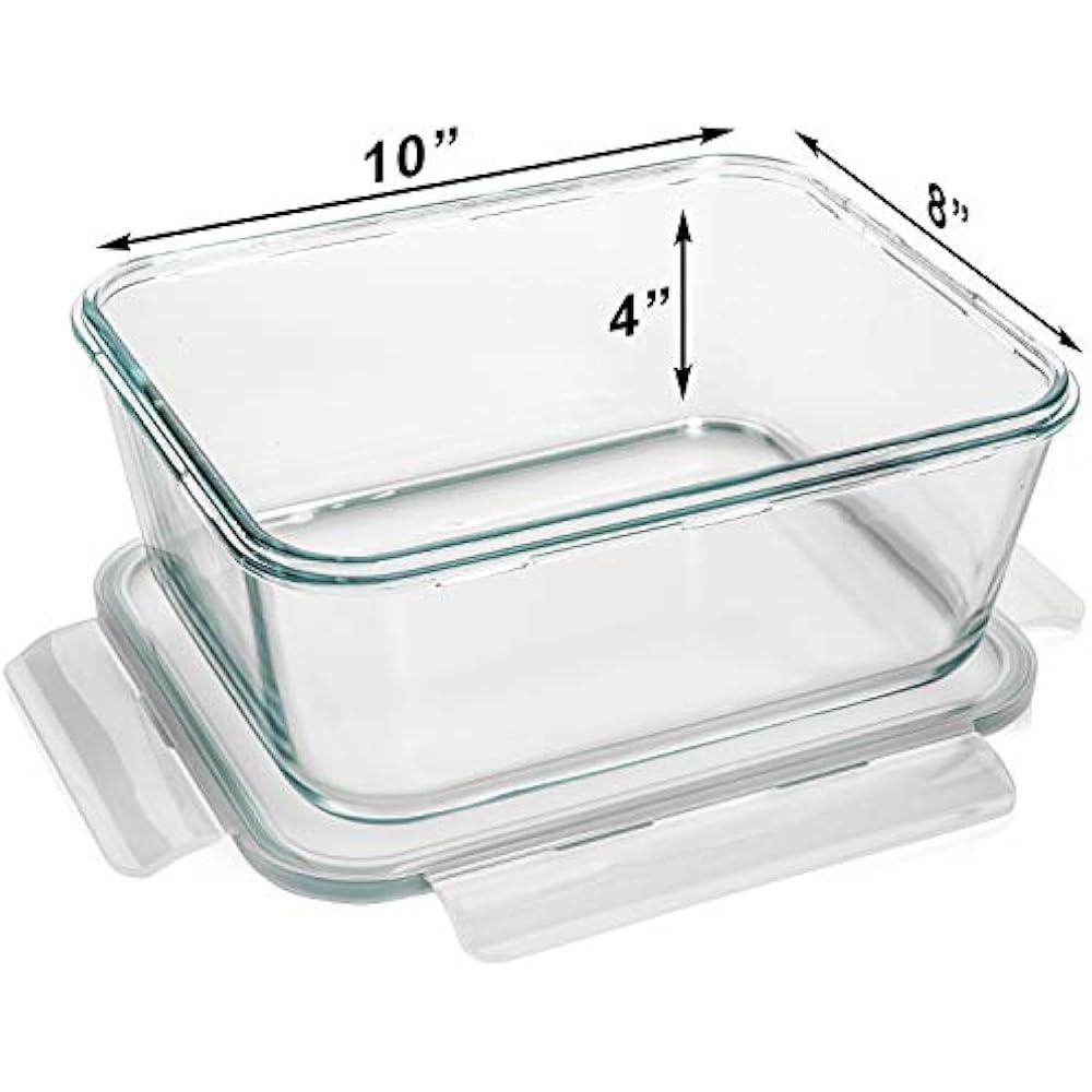 Cup Oz Large Glass Food Storage Container With Locking Lid My XXX Hot