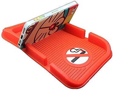 Generic Car Mount with 360 Rotation, Universal Cell Phone Dashboard Stand Holder for iPhone 6s Plus 6s 5s 5c, Samsung Galaxy S6 Edge S6 S5 S4, Note 5 4 3, Google Nexus 5 4, Red