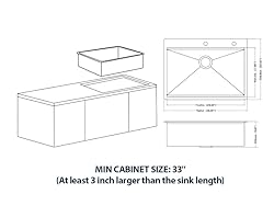 30 Inch Drop In Kitchen Sink -Lepuday 30x22 Drop In