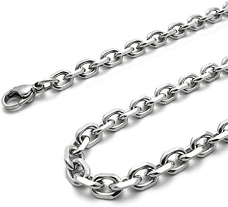 Stainless Steel Necklace - Unisex Round Cable Chain, 2mm (24" inch lengths)