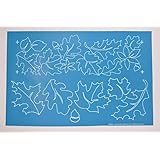 Hancy Creations 50031 Autumn Leaves Plus Full Line Stencils