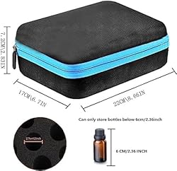 DHXYZZB Essential Oils Carrying Case Holds, 30