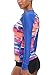 CharmLeaks Long Sleeve Rash Guard Swimwear UPF 50+ Sun Protection Swim Shirts Athletic Tops