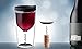 Asobu Vino2Go Insulated Wine Bottle Opener Cup with Corkscrew, 12 oz, Black