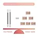 Lionvison 2 Boxes Reusable Cotton Swab, Portable Soft Double Sided Ear Cleaning Silicone Swabs Makeup, Eco Friendly Safe Washable Travel Cosmetic Makeup Cotton Buds with Case