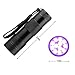 findway Pack of 5 UV Flashlight