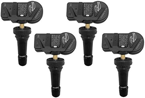 Orange Electronic Universal Simple Sensor Programmable Tire Pressure Monitoring Sensor, TPMS - 315MHz, set of 4