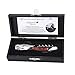 Laguiole By FlyingColors Wine Opener Sommelier Professional Waiter's Corkscrew, Wooden Gift Box. Sommelier Knife, Corkscrew, Foil Cutter, and Bottle Opener (Wood)