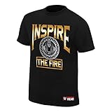 WWE Becky Lynch Inspire The Fire Authentic T-Shirt Black Medium