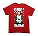 Elf ''OMG! Santa!'' Men's Graphic Tee T-shirt