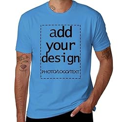 Custom Mens t Shitr Add Your Own Logo Text Photo