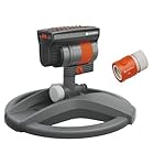 gardena zoommaxx oscillating sprinkler on weighted sled base